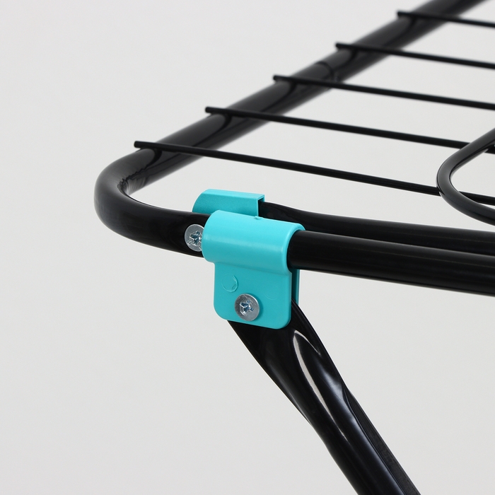 Сушилка для белья напольная, 220&times;50&times;90 см, 25 м, цвет черный