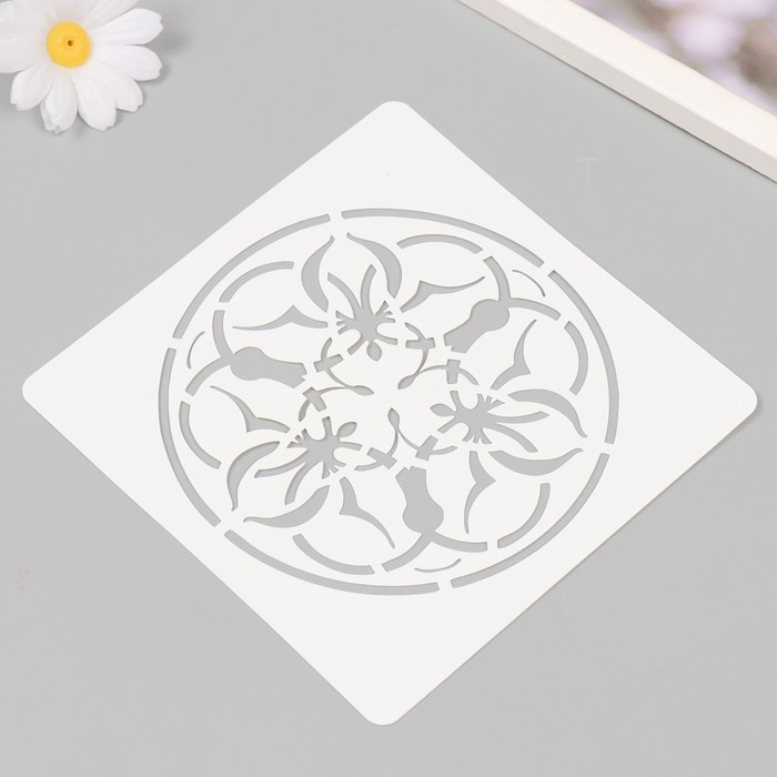 Трафарет плитка 15х15 см