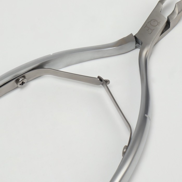 Кусачки маникюрные для кутикулы &laquo;Premium&raquo;, двойная пружина, 11,4 см, длина лезвия - 6 мм, цвет серебристый