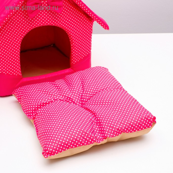 Домик Домик "Нежность", 34 х 32 х 37 см, розовый