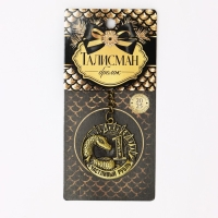 Брелок новогодний, для ключей &laquo;Счастливый рубль&raquo;, диам. 4 см