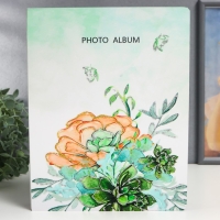 Фотоальбом на 100 фото 13х18 см "Весенний букет" в коробке, дерево 29,5х4х23 см