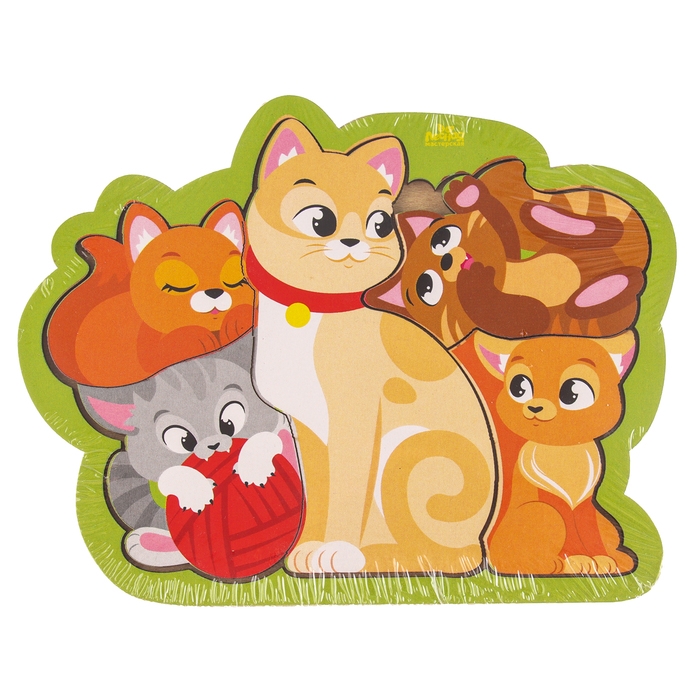 Головоломка &laquo;Кошка с котятами&raquo; для самых маленьких