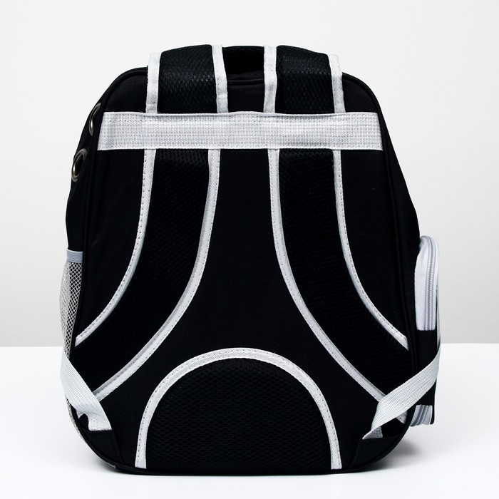 Рюкзак для переноски кошек, прозрачный, 34 х 25 х 40 см, чёрный Рюкзак для переноски кошек, прозрачный, 34 х 25 х 40 см, чёрный