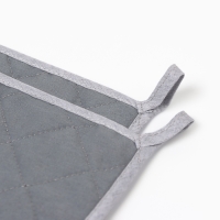 Набор прихваток Этель Рoppy fields 2 шт, 19х19 саржа,100% х/л,ватин 250г/м2