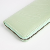 Кошелёк женский на молнии, цвет зелёный Кошелёк женский на молнии, цвет зелёный