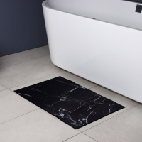 Коврик для дома Доляна «Мрамор», 50×80 см, цвет чёрный Коврик для дома Доляна «Мрамор», 50×80 см, цвет чёрный