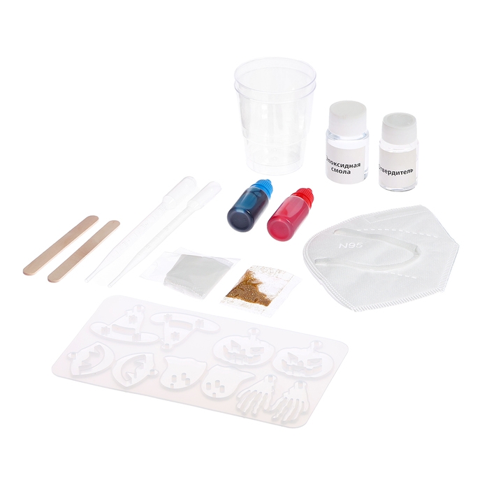 Набор для опытов &laquo;Создай своё украшение&raquo;, из эпоксидной смолы