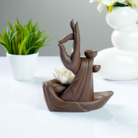 Подставка для благовоний "Листья лотоса" 20х16х15см Подставка для благовоний "Листья лотоса" 20х16х15см