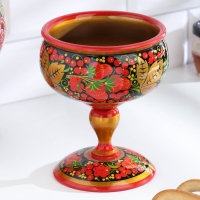 Фруктовница на ножке «Хохлома» Фруктовница на ножке «Хохлома»