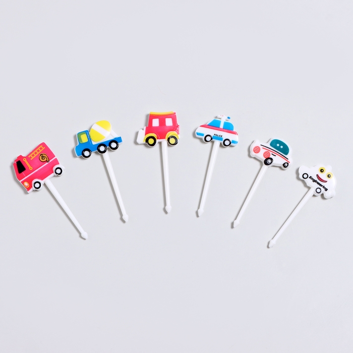 Шпажки &laquo;Транспорт&raquo;, набор 6 шт.