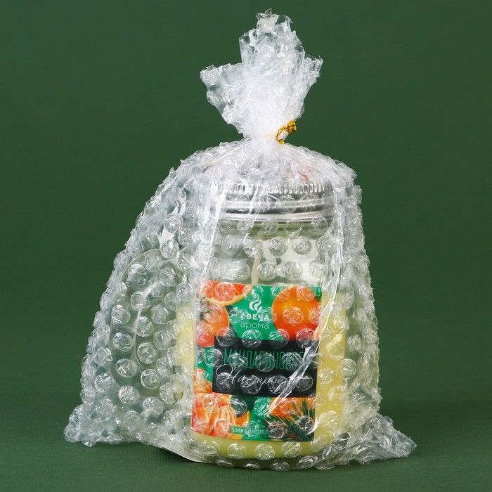 Новогодняя свеча в банке с ручкой «Цитрусовое настроение», мандарин Новогодняя свеча в банке с ручкой «Цитрусовое настроение», мандарин