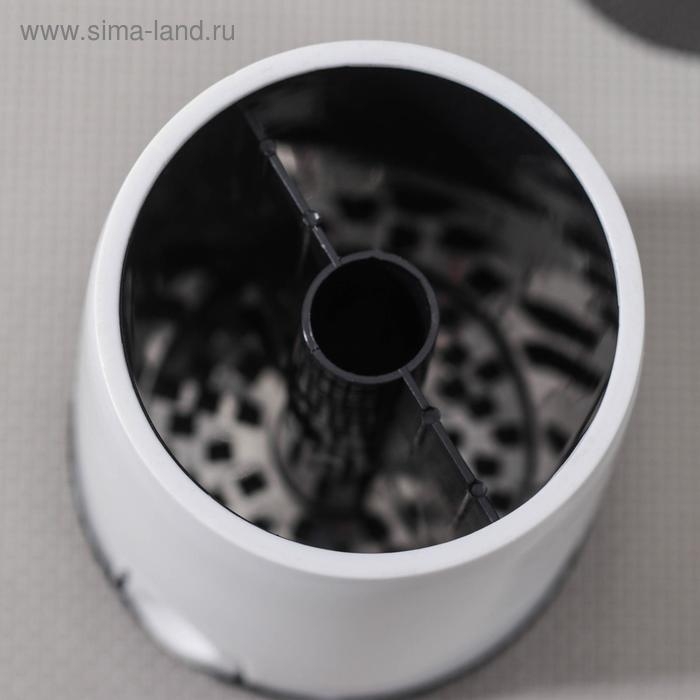 Тёрка кондитеркая для шоколада и сыра Доляна &laquo;Вкус&raquo;, 2 насадки, цвет белый, чёрный