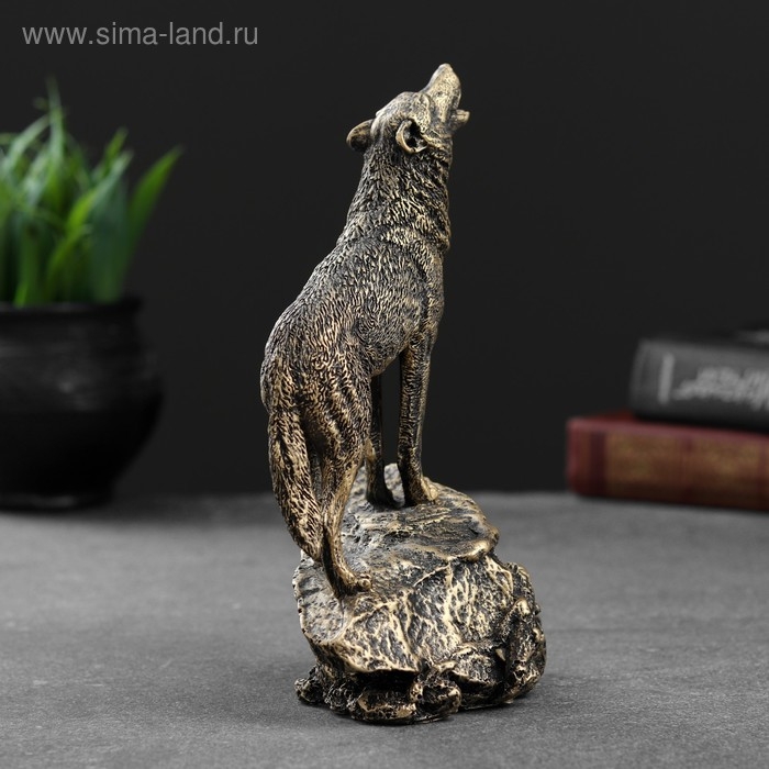 Фигура Фигура "Волк" бронза, 10х11х20см