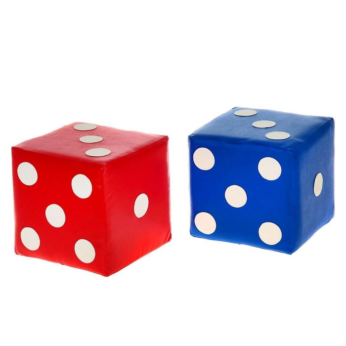 Набор &laquo;Кубики-Пуфики&raquo;, 2 штуки, МИКС