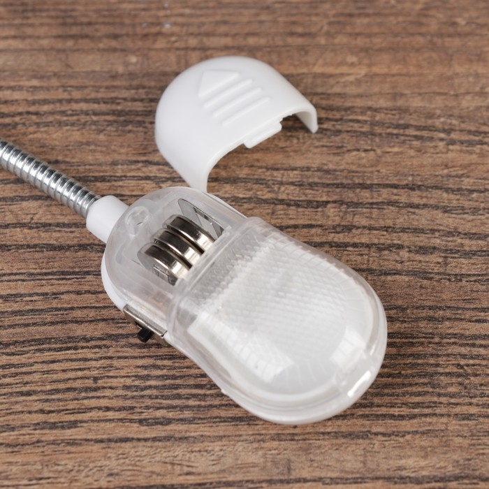 Лампа на прищепке Лампа на прищепке "Лучик" 2хLED 23х2,7х5,8 см