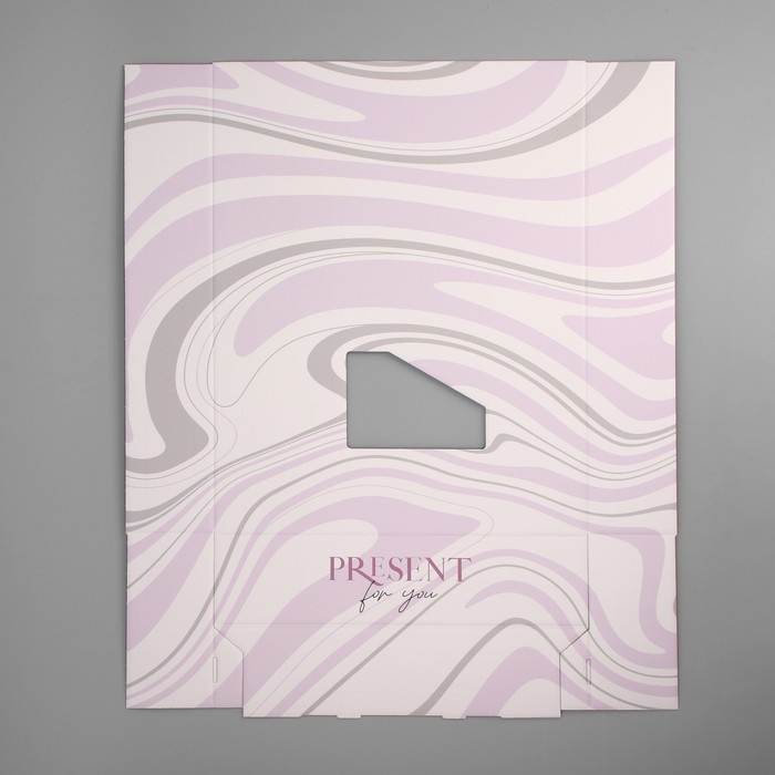 Коробка подарочная под постельное бельё, упаковка, &laquo;Текстура&raquo;, 47 х 37 х 8.8 см