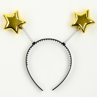 Карнавальный ободок &laquo;Звёздочки&raquo;, цвет золотой