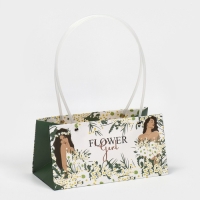 Пакет влагостойкий для цветов «Flower», 24 х 12 х 12 см Пакет влагостойкий для цветов «Flower», 24 х 12 х 12 см