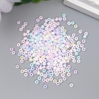 Бисер стекло 8/0 "Маршмеллоу. Матовый. Меланж. Сиренево-голубой" 10 гр Бисер стекло 8/0 "Маршмеллоу. Матовый. Меланж. Сиренево-голубой" 10 гр