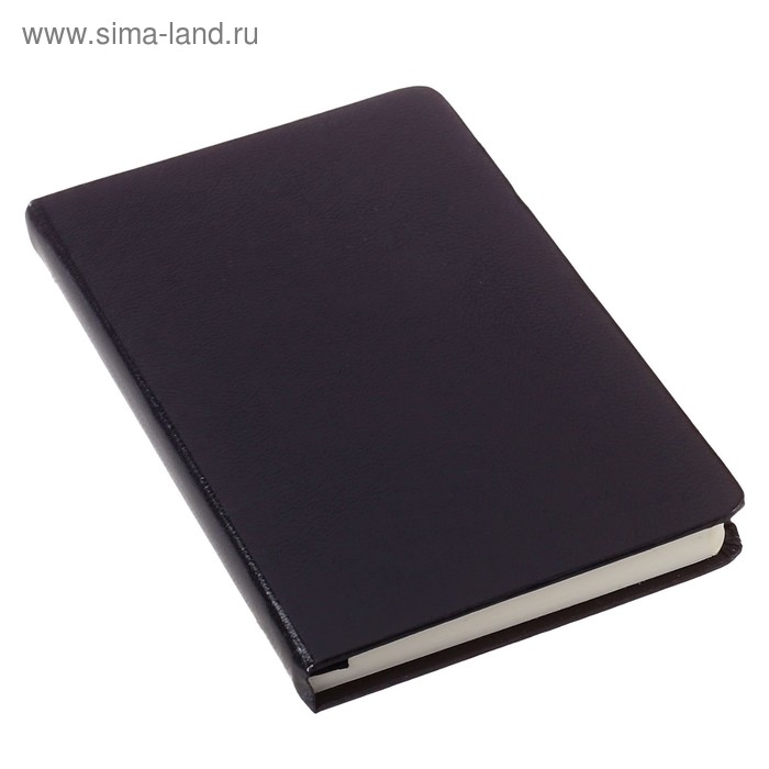 Ежедневник недатированный А6 (87 х 131 мм), 100 листов Megapolis, твёрдая обложка, искусственная кожа, чёрный