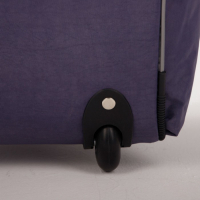 Сумка дорожная на колёсах, отдел на молнии, с увеличением, 2 наружных кармана, длинный ремень, цвет серый Сумка дорожная на колёсах, отдел на молнии, с увеличением, 2 наружных кармана, длинный ремень, цвет серый