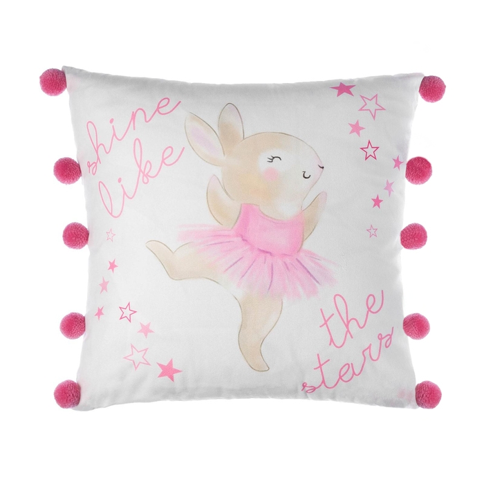 Наволочка декоративная Этель &laquo;Зайка&raquo; 40х40 см, 100% полиэстер