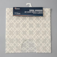 Набор ковриков для ванны и туалета, 2 шт: 50&times;52, 50&times;85 см, ПВХ