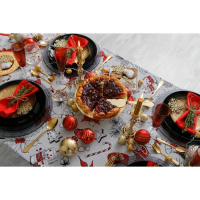 Скатерть "Доляна" Новогоднее настроение 220х149+/- 3см, 100% хлопок, 164 г/м2