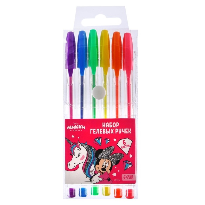 Подарочный набор первоклассника, 12 предметов, Минни Маус. Единорог Подарочный набор первоклассника, 12 предметов, Минни Маус. Единорог