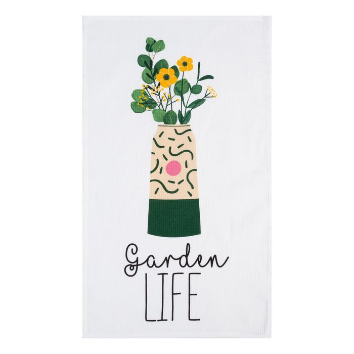 Набор кухонных полотенец Доляна Garden life 35х60см-7шт, 100% хлопок