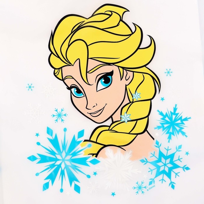 Дождевик детский, размер S, 92-98 см, Холодное сердце