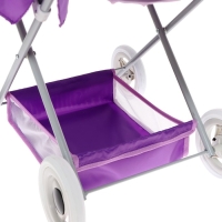 Коляска кукольная №11, цвет сиреневый