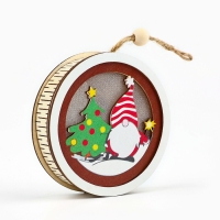 Ёлочная игрушка &laquo;Новогодняя&raquo;, на Новый год, d=7,5 см