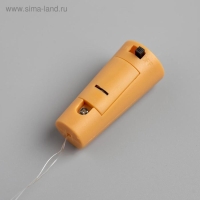 Гирлянда «Нить» 2 м роса с пробкой, IP20, серебристая нить, 20 LED, батарейки LR44х3 (в комплекте), свечение синее Гирлянда «Нить» 2 м роса с пробкой, IP20, серебристая нить, 20 LED, батарейки LR44х3 (в комплекте), свечение синее