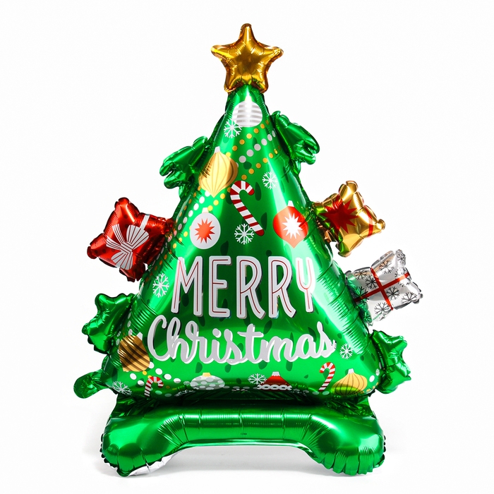 Новый год! Шар фольгированный 30" &laquo;Ёлочка&raquo;, на подставке