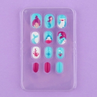 Детские накладные ногти &laquo;Русалка&raquo;, 12 шт