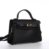 Сумка женская-мессенджер, цвет черный 19*13*7 см Сумка женская-мессенджер, цвет черный 19*13*7 см