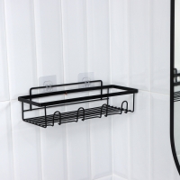 Полка для ванной прямая, 33×12×9 см, цвет черный Полка для ванной прямая, 33×12×9 см, цвет черный