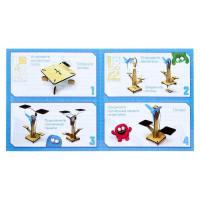 Конструктор электронный &laquo;Солнечный ветряк&raquo;, работает от солнечной батареи