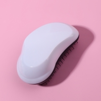 Расчёска массажная, 7,5 &times; 12,5 см, цвет белый