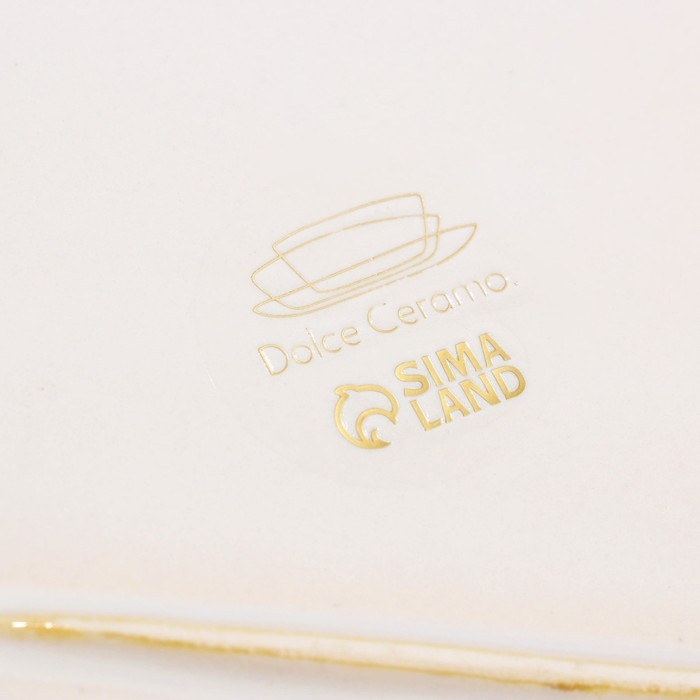 Блюдо керамическое «Морская ракушка», 27 х 25 см, цвет белый Блюдо керамическое «Морская ракушка», 27 х 25 см, цвет белый