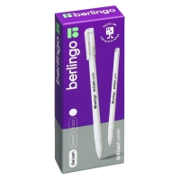 Ручка гелевая Berlingo Brilliant Pastel, 0,8 мм, пастель белая Ручка гелевая Berlingo Brilliant Pastel, 0,8 мм, пастель белая