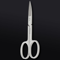 Ножницы маникюрные «Premium», загнутые, широкие, 9 см, на блистере, цвет серебристый Ножницы маникюрные «Premium», загнутые, широкие, 9 см, на блистере, цвет серебристый