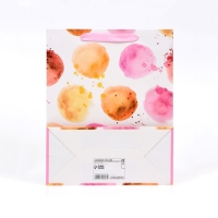 Пакет ламинированный &laquo;Акварельное конфетти&raquo;,  26 &times; 32 &times; 12 см