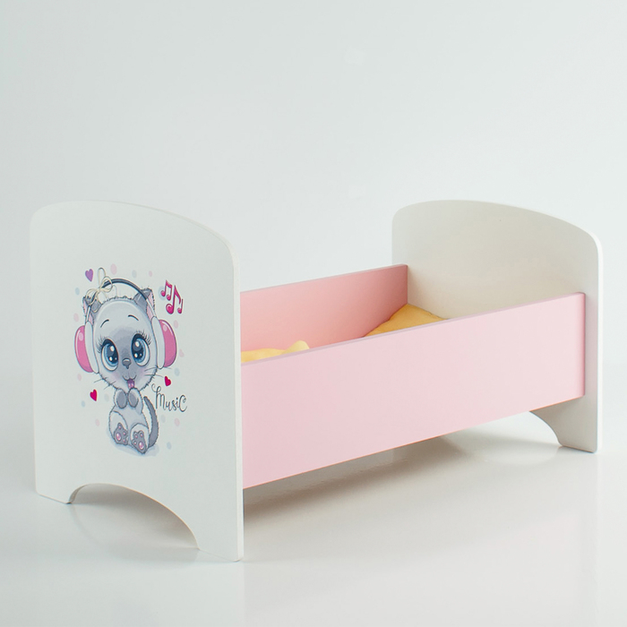 Кроватка «Котёнок в наушниках» Кроватка «Котёнок в наушниках»