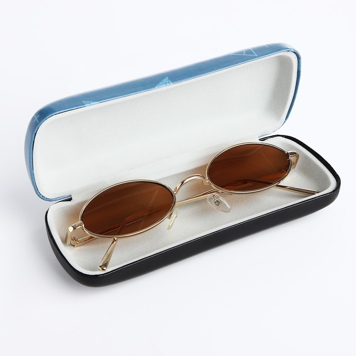 Футляр для очков, длина 16 см, цвет синий Футляр для очков, длина 16 см, цвет синий