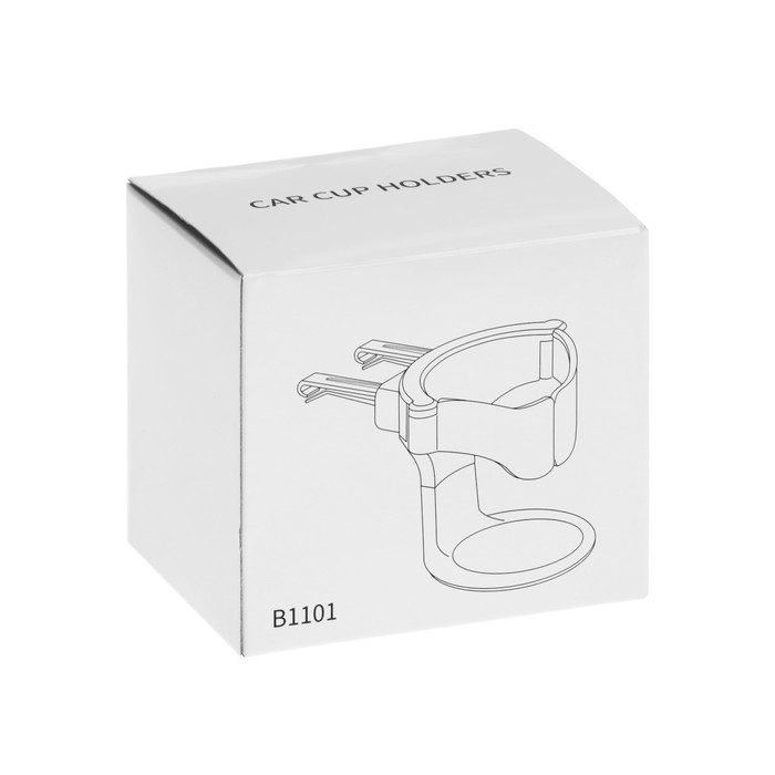 Подстаканник в автомобиль, крепление в дефлектор, черный Подстаканник в автомобиль, крепление в дефлектор, черный