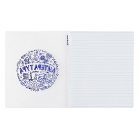 Тетрадь предметная ЛИТЕРАТУРА, 48 листов в линейку, ErichKrause Chaos, пластиковая обложка, шелкография, блок офсет 100% белизна, инфо-блок