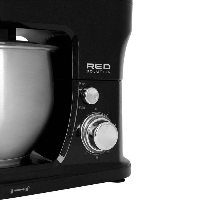 Миксер RED Solution RFM-5393, планетарный, 700 Вт, 5 л, 6 скоростей, чёрный